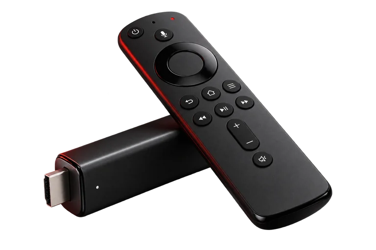 Fire TV com controle remoto
